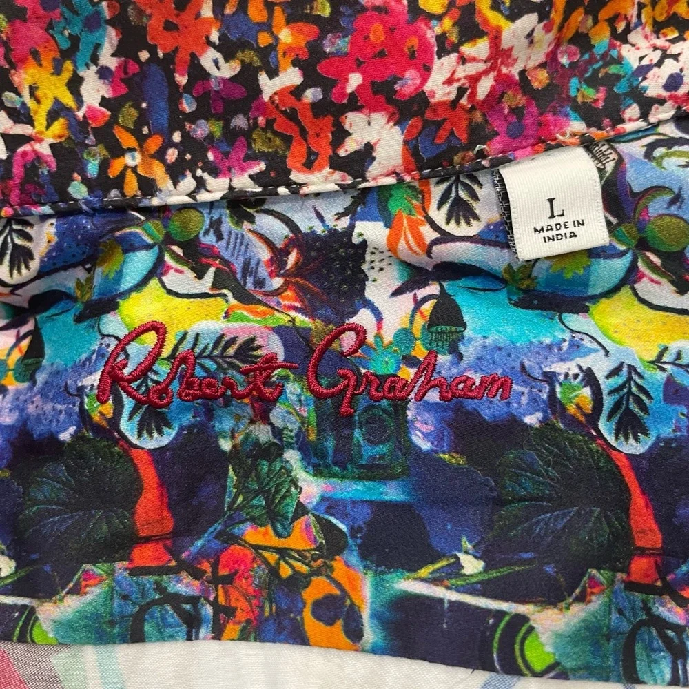 Robert Graham Multicolor Floral Button Down Shirt - Picture 3 of 10